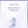 QuickBoost QB32203 Bucker Bu 131 correct seats (ICM) 1/32