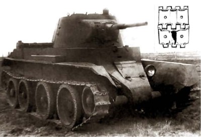 Sector35 SL 049 Траки БТ-7 поздние (собранные в ленту)