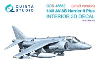 Quinta studio QDS-48662 AV-8B Harrier II Plus (UMa) (малая версия) 1/48