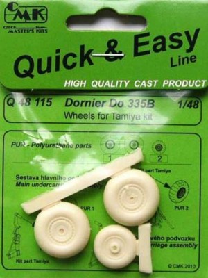 CMK Q48115 Dornier Do 335B Wheels for TAM 1/48