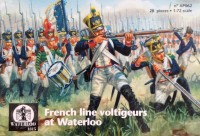 Waterloo 1815 WLAP062 French Line Voltigeurs at Waterloo x 28 pieces 1/72