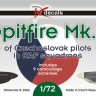 Dk Decals 72158 Spitfire Mk.V Czechosl. pilots in RAF sqdn. 1/72