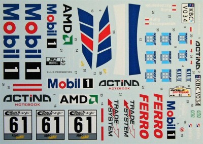 Reji Model 140 Lancer EVO VI Mobil 1 (Deutschland 2003) 1/24