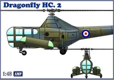 AMP 48003 Вертолет Westland WS-51 &quot;Dragonfly&quot; HC.2, rescue 1/48