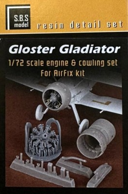 Sbs Model 72079 Gloster Gladiator - Engine&amp;cowling set (AIRF) 1/72