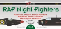 Dk Decals 72137 RAF Night Fighters (9x camo) 1/72
