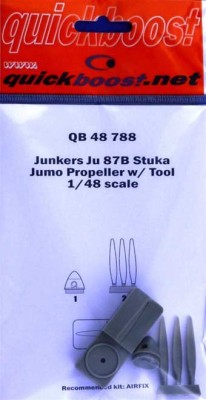 QuickBoost QB48788 Ju 87B Stuka Jumo propeller w/tool (AIRF) 1/48