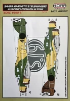 Kora Model NDT48057 Decals SM.79 Sparviero 'Sorci Verdi II.' 1/48