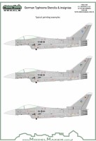 Model Maker Decals D32095 German Eurofighter EF-2000A Typhoons Stencils and insignias 1/32