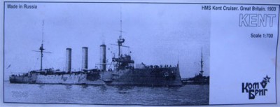 Combrig 70243 HMS Kent Cruiser, 1903 1/700
