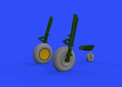 Eduard 648484 BRASSIN 1/48 P-47D wheels (TAM)