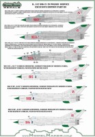 Model Maker Decals D48152 Mikoyan MiG-21 in Polish service exclusive edition part III 1/48