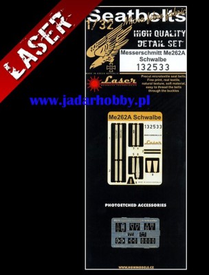 HGW 132533 Me 262A Schwalbe - Seatbelts 1/32
