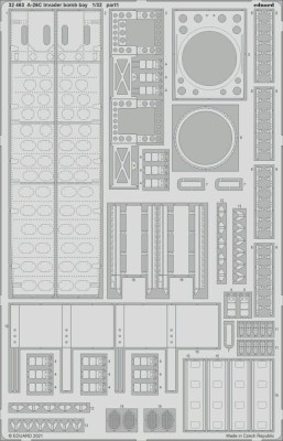 Eduard 32463 SET A-26C Invader bomb bay (HOBBYB) 1:32
