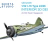 Quinta studio QD32206 И-16 тип 24/28 (ICM) 1/32