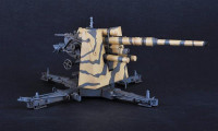 Merit 60030 Немецкое 88 мм зенитное орудие Flak-36 - окрас песочный камуфляж 1/18