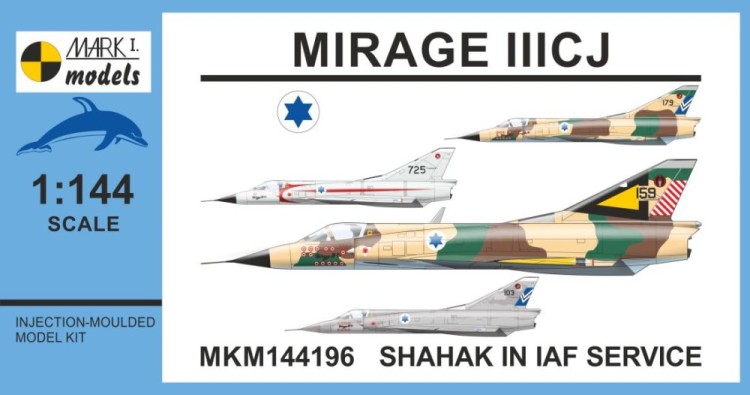 Mark 1 Model MKM-144196 Mirage IIICJ Shahak in IAF Service 1/144
