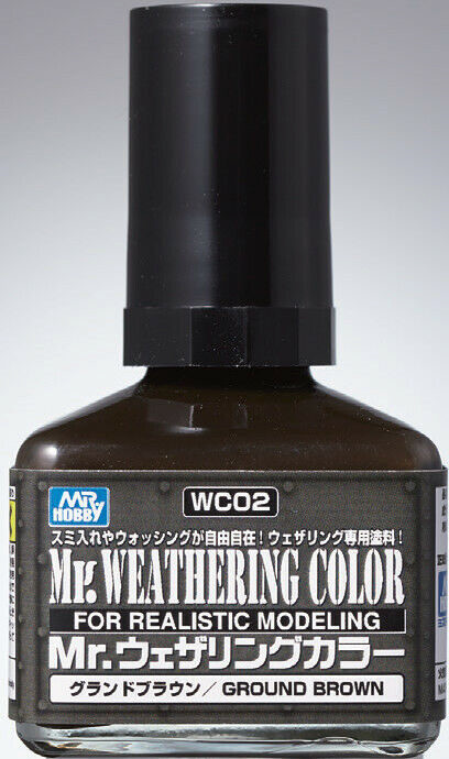 Gunze Sangyo WC02 Mr.Weathering Color Ground Brown 40мл