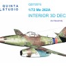 Quinta studio QD72074 Me-262A (Revell) 3D Декаль интерьера кабины 1/72