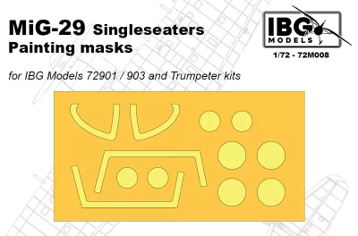 IBG Models M7208 MiG-29 Painting mask 1/72