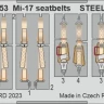 Eduard FE1353 Mi-17 seatbelts STEEL (AMK) 1/48