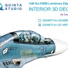Quinta studio QD48674 3D Декаль включенные дисплеи Су-30СМ набора QD+48671 (Звезда) 1/48