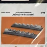 Eduard 6481099 BRASSIN P-40 cold weather exh.stacks rounded 1/48
