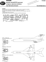 New Ware NWA-M1301 Mask MiG-21 bis/MF/MFN EXPERT (EDUARD) 1/72