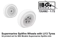 IBG U7292 Supermarine Spitfire Wheels w/ IJ13 tyres 1/72