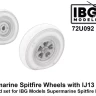 IBG U7292 Supermarine Spitfire Wheels w/ IJ13 tyres 1/72