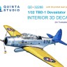 Quinta studio QD+32288 TBD-1 Devastator (Trumpeter) (с 3D-печатными деталями) 1/32