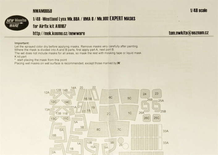 New Ware NWA-M0059 1/48 Westland Lynx Mk.88A/HMA EXPERT (AIRFIX)