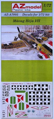 Az Model A7005 Mavag Heja I/II (decals &amp; PE set) 1/72