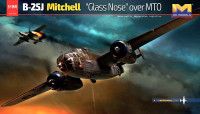 HK Models 01E024 B-25J Mitchell Glass Nose over (MTO) 1/32