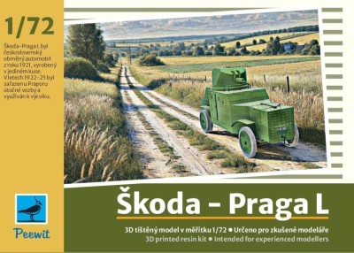 Peewit 73001 Skoda - Praga L (3D printed resin kit) 1/72