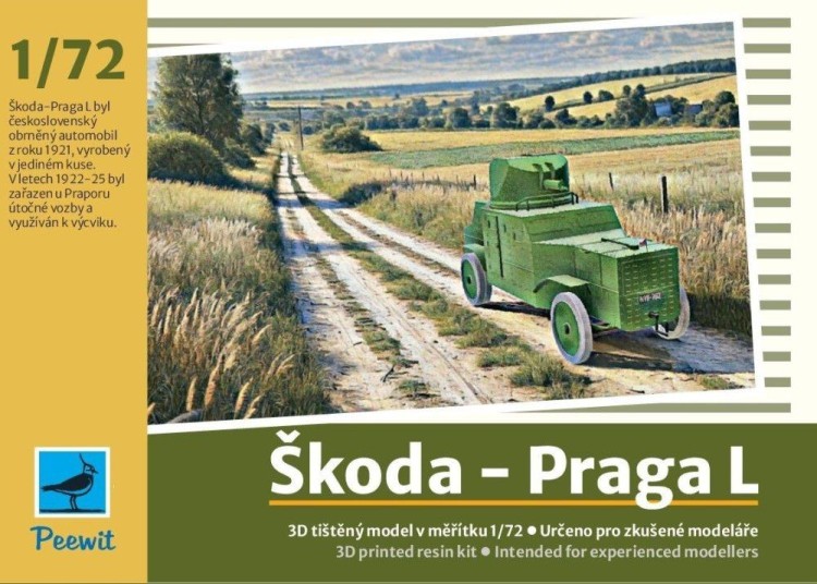 Peewit 73001 Skoda - Praga L (3D printed resin kit) 1/72