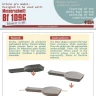 Peewit P41004 Wheel bay cover for Bf 109G (EDU) 1/48