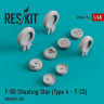 Reskit RS48-0174 F-80 Shooting Star (T-33) wheels (HAS/MONO) 1/48