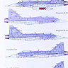 HAD 48209 Decal SAAB J-39 C/D Gripen (3x HU, CZ, SE) 1/48