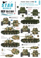 Star Decals 35-C1041 Finnish Tanks in WWII #5. KV-1 and Amphibious Tanks. [Soviet ] 1/35