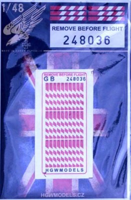 HGW 248036 Remove Before Flight GB (double-sided) 1/48