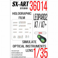 Sx Art 36014 Leopard 2 A7 / A7+ (MENG) Имитация смотровых приборов 1/35