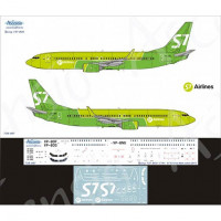 Ascensio 738-067 Boeing 737-800 S7 Airlines new colors 2017 1/144