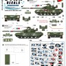 Star Decals 35-C1409 War in Ukraine # 17. Cossack T-80BV of the Donetsk Republic. 6th Cossack Regiment in 2022-23 1/35