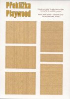 Peewit D74003 1/72 Decal Plywood - birch (light)