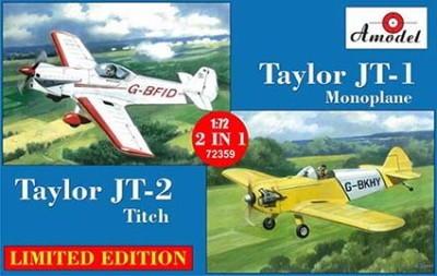Amodel 72359 1/72 Taylor JT-1 Monoplane &amp; JT-2 Titch (2-in-1)