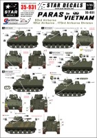 Star Decals STAR35931 U.S. Paras in Vietnam. APC M113 ACAV 1/35