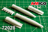 Amigo Models АМG 48028 Су-17М, Су-25 подвесной топливный бак ПТБ-800 1/48