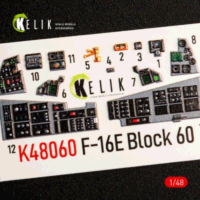 Reskit K48060 F-16E Desert Vipers Block 60 inter.3D (KIN) 1/48