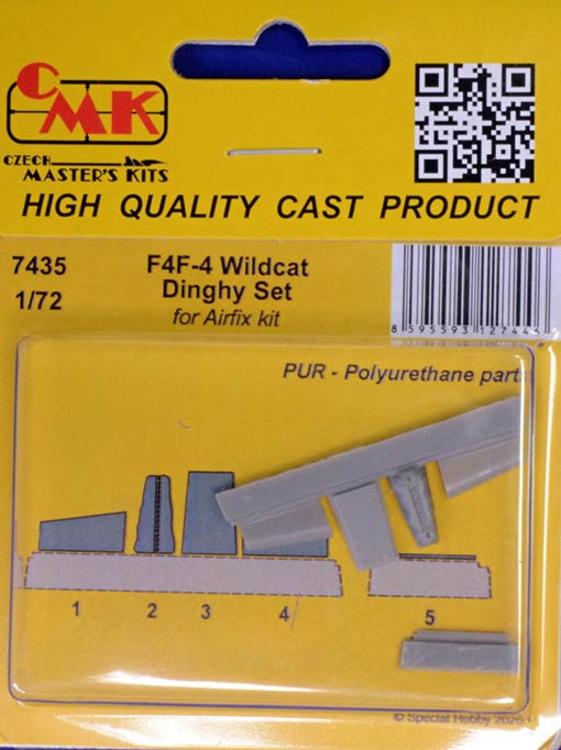 CMK 7435 F4F-4 Wildcat Dinghy Set (AIRFIX) 1/72